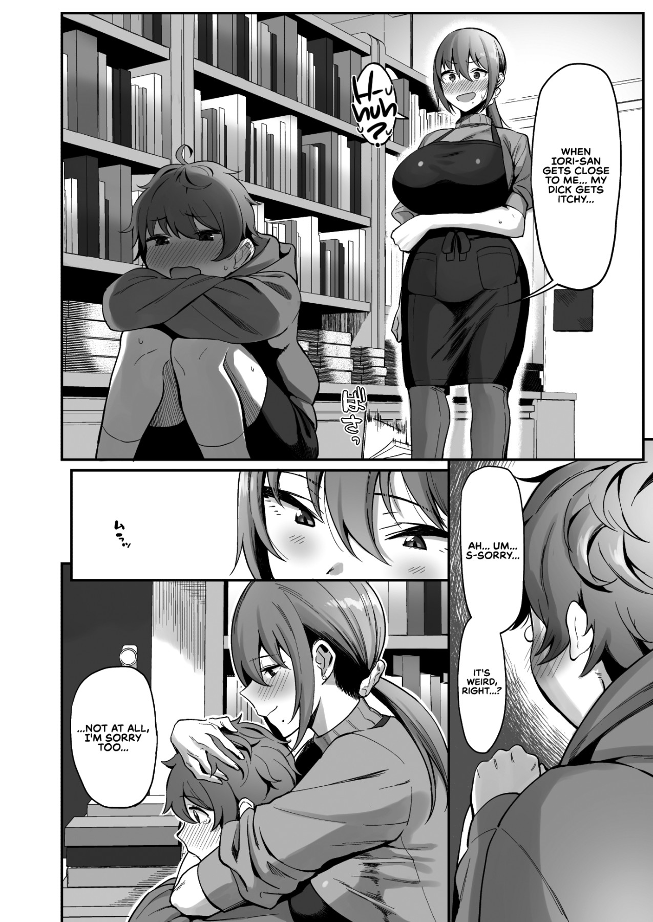 Hentai Manga Comic-With The Lady From The Used Book Shop-Read-7